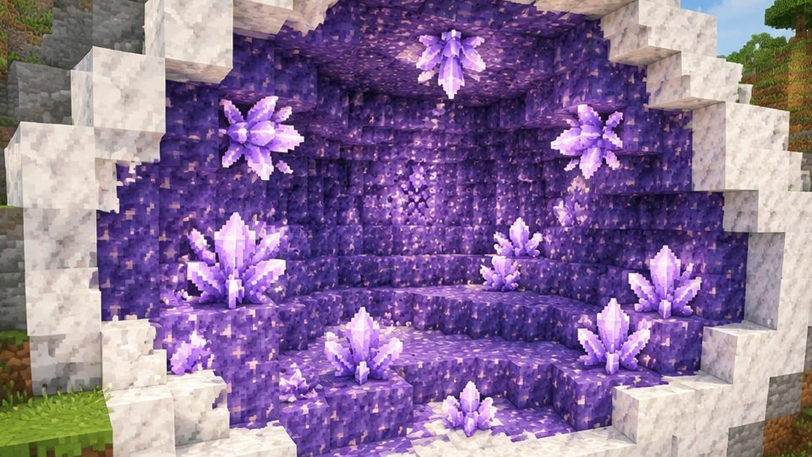 Amethyst Geode Garden: Harvest Shards Without Damage