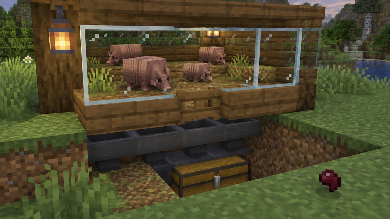Armadillo Scute Farm: Endless Wolf Armor – setup detail