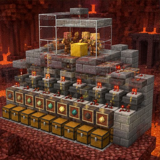 Bartering Sorter Matrix — conceptual voxel illustration