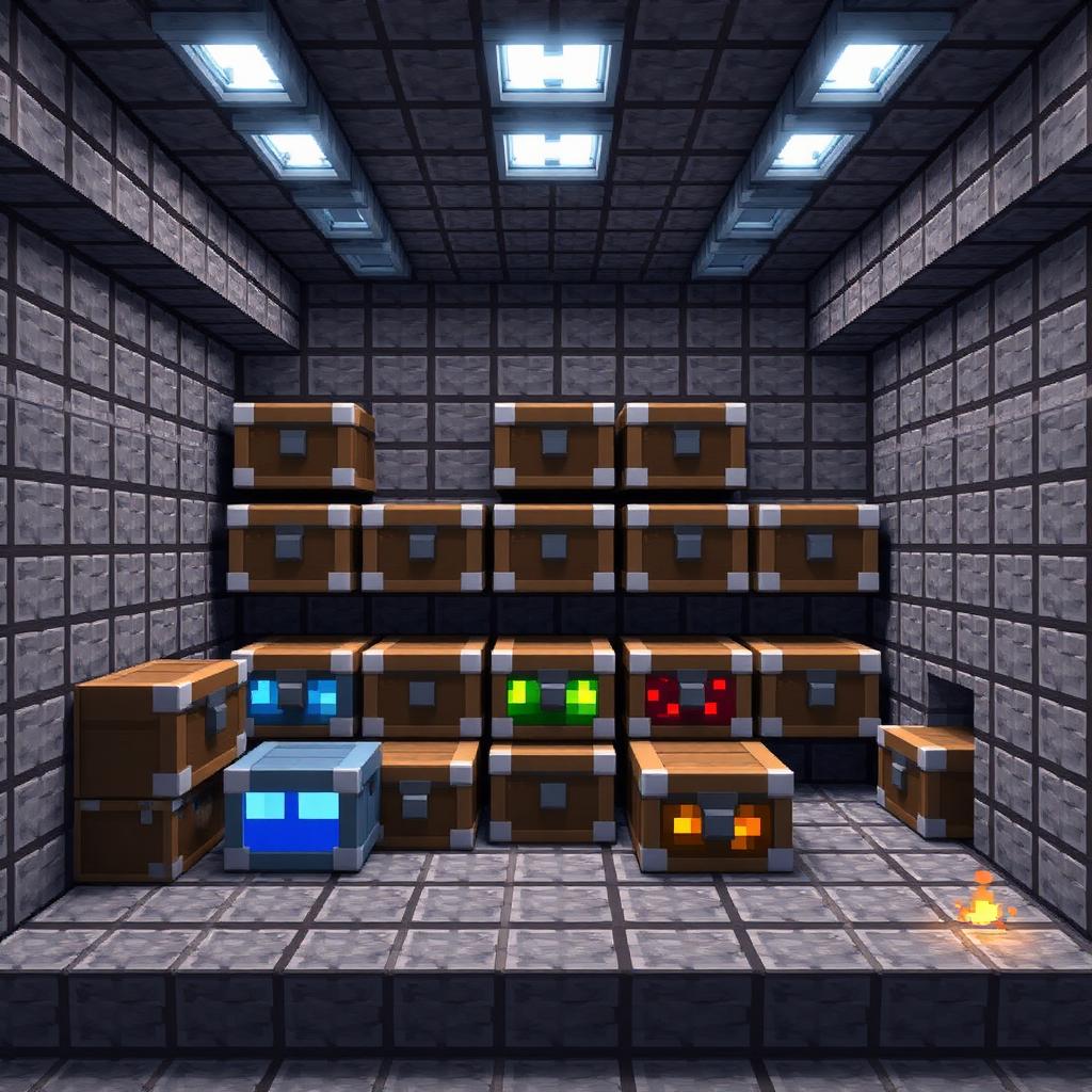 Ender Chest Logistics for Mega Builds